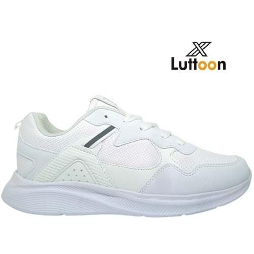M- LUTTOON SPOR - 4300 - CİLT / BEYAZ-GÜMÜŞ