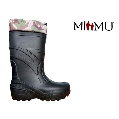 M- MİMU EVA ÇİZME - ÇORAPLI - 0185 - SİYAH