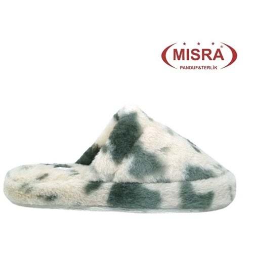 Z- MISRA - EV İÇİ TERLİK - DALMAÇYALI - BEJ-YEŞİL