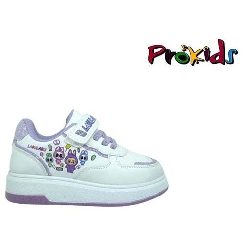 P- PROKİDS SPOR - 4011 - CİLT / BEYAZ-LİLA