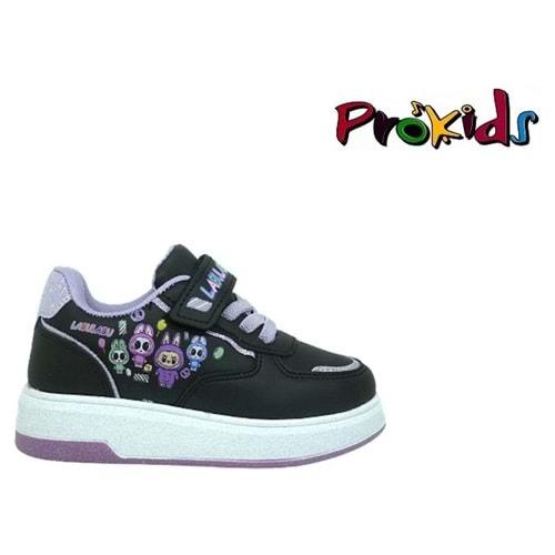 P- PROKİDS SPOR - 4011 - CİLT / SİYAH-LİLA