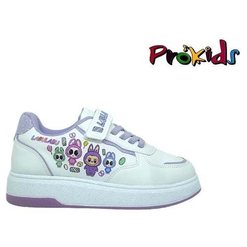 F- PROKİDS SPOR - 4011 - CİLT / BEYAZ-LİLA