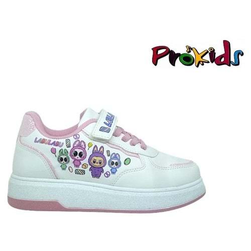 F- PROKİDS SPOR - 4011 - CİLT / BEYAZ-PEMBE