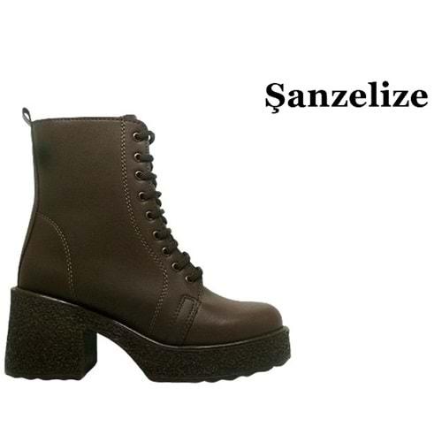Z- ŞANZELİZE BOT KISA - K-82 - CİLT-ACI-KAHVE