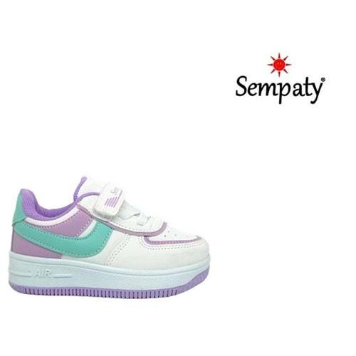 B- SEMPATY SPOR - 01 - CİLT / BEYAZ-LİLA
