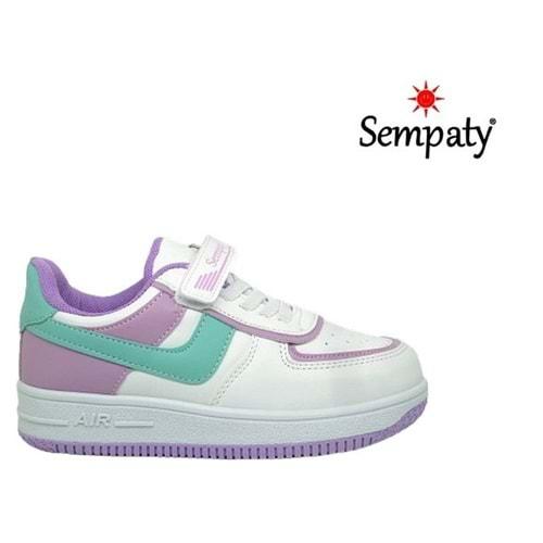 F- SEMPATY SPOR - 01 - CİLT / BEYAZ-LİLA