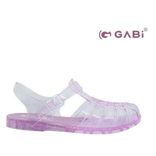 Z- GABİ DENİZ ŞEFFAF SANDALET - J-3 - LİLA-SİMLİ