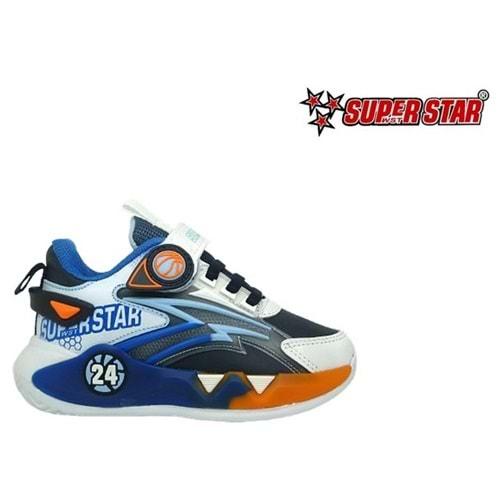 P- SÜPERSTAR SPOR - 024-5 - CİLT / BEYAZ-LAC-ORANGE