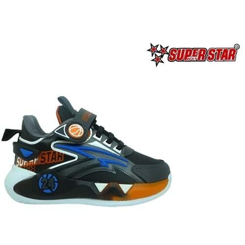 P- SÜPERSTAR SPOR - 024-12 - CİLT / FÜME-SİYAH-ORANGE
