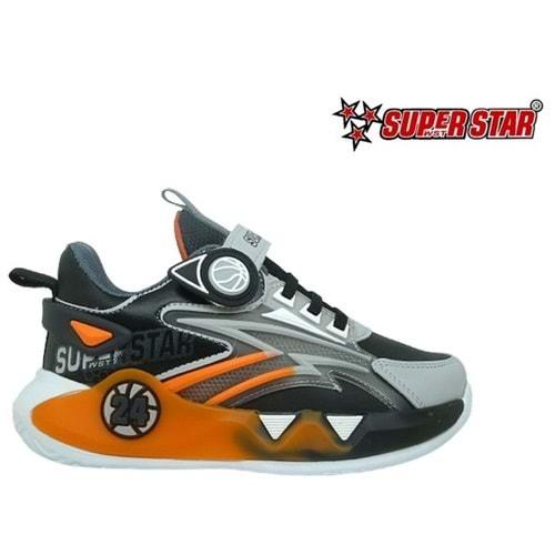 F- SÜPERSTAR SPOR - 024-7 - CİLT / BUZ-SİYAH-ORANGE