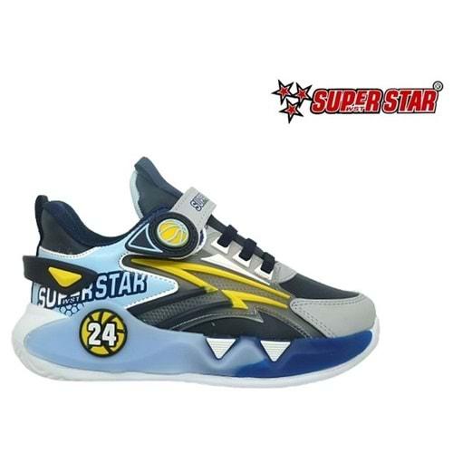 F- SÜPERSTAR SPOR - 024-8 - CİLT / SİYAH-BUZ-BEYAZ