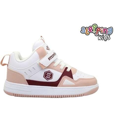F- STEPPİNG SPOR BASKET - N-365 - CİLT / PUDRA-BORDO
