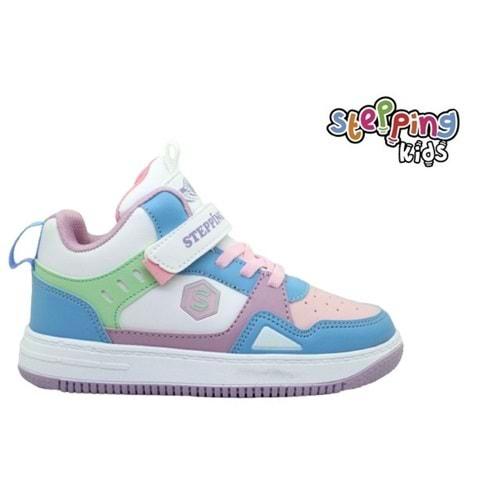 F- STEPPİNG SPOR BASKET - N-365 - CİLT / PEMBE-MOR