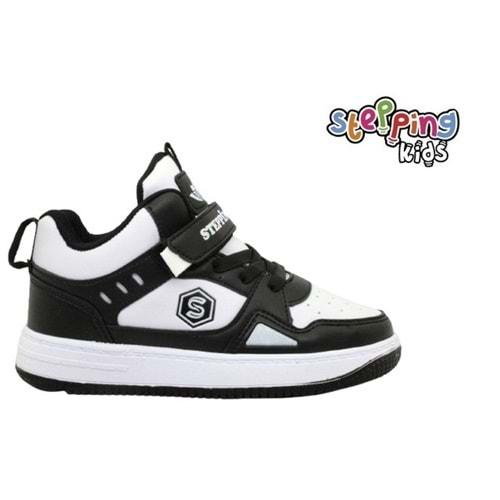F- STEPPİNG SPOR BASKET - N-365 - CİLT / SİYAH-BEYAZ