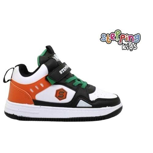 F- STEPPİNG SPOR BASKET - N-365 - CİLT / SİYAH-ORANGE