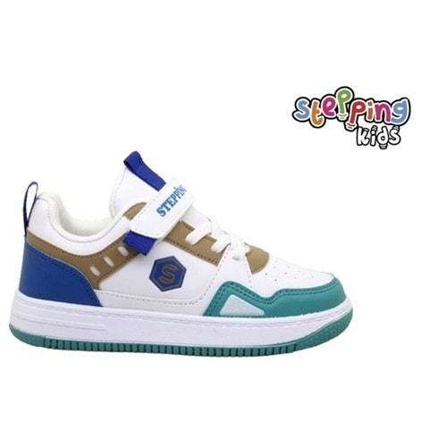 F- STEPPİNG SPOR - N-365 - CİLT / BEYAZ-SAX