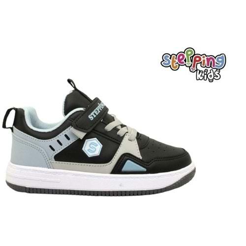 F- STEPPİNG SPOR - N-365 - CİLT / SİYAH-MAVİ