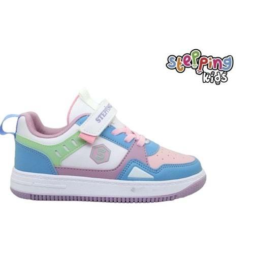F- STEPPİNG SPOR - N-365 - CİLT / TURKUAZ-PEMBE
