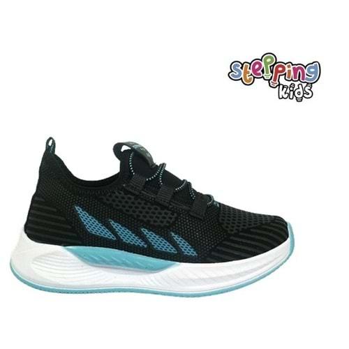 F- STEPPİNG SPOR - 502 - VELVET / SİYAH-TURKUAZ