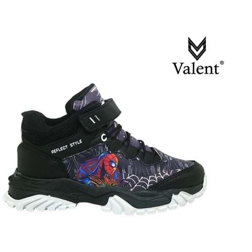 F- VALENT SPOR TREKKİNG - BASKET - C-04 - SİYAH-BEYAZ