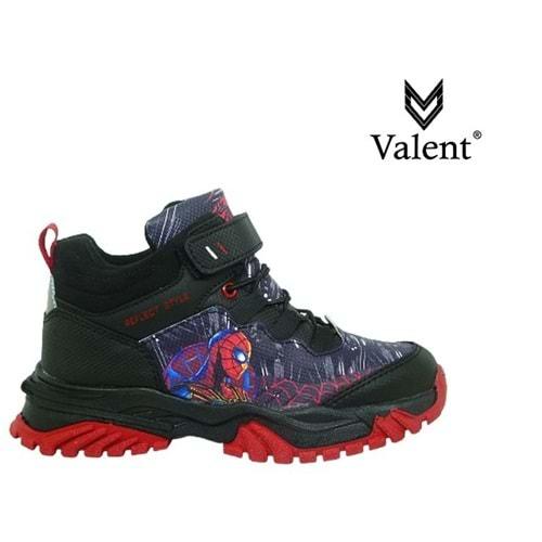 F- VALENT SPOR TREKKİNG - BASKET - C-04 - SİYAH-KIRMIZI