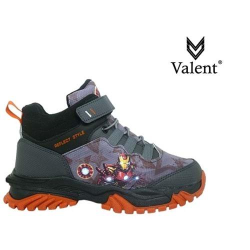 F- VALENT SPOR TREKKİNG - BASKET - C-0401 - FÜME-TURUNCU