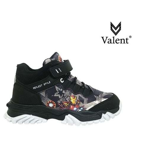 F- VALENT SPOR TREKKİNG - BASKET - C-0401 - SİYAH-BEYAZ