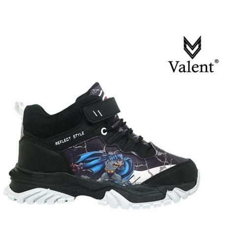 F- VALENT SPOR TREKKİNG - BASKET - C-0402 - SİYAH-BEYAZ