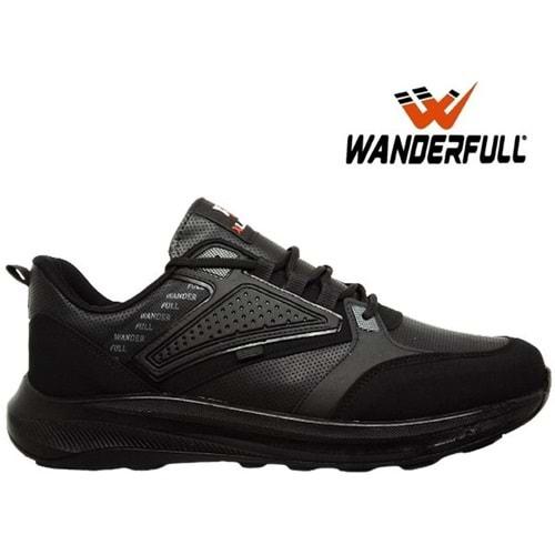 M- WANDERFULL SPOR - 4259 - 45-47 NO - CİLT / SİYAH-SİYAH