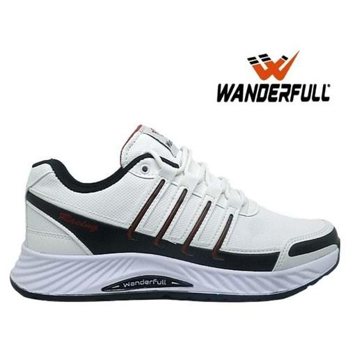 M- WANDERFULL SPOR - 4099 - CİLT / BEYAZ-SİYAH-KIRMIZI