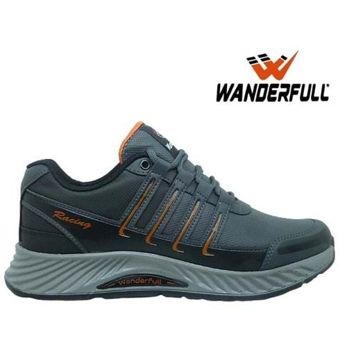 M- WANDERFULL SPOR - 4099 - CİLT / FÜME-SİYAH-ORANGE