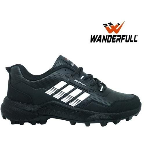 M- WANDERFULL SPOR - 4244 - CİLT / SİYAH-BEYAZ-SİYAH