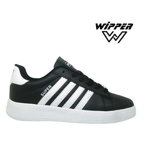 G- WİPPER SPOR - 035 - CİLT / SİYAH-BEYAZ