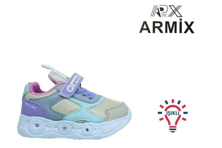 B- ARMİX SPOR IŞIKLI - 1115 - ANORAK / BEJ-SU-YEŞİLİ