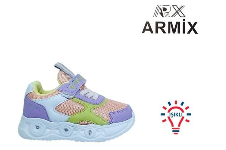 B- ARMİX SPOR IŞIKLI - 1115 - ANORAK / PUDRA-LİLA