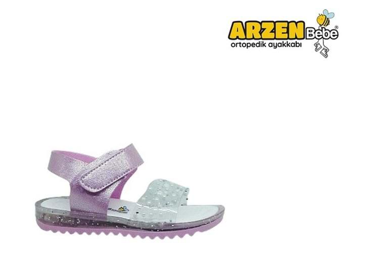 B- ARZEN SANDALET - KIZ - 7020 - PEMBE-SİMLİ