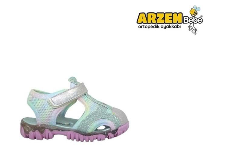 B- ARZEN SANDALET - KIZ - 7022 - PEMBE-GÖKKIŞAĞI