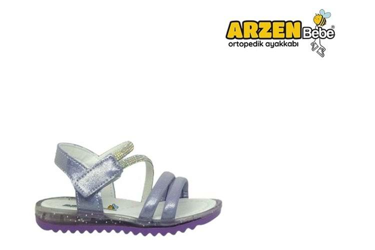B- ARZEN SANDALET - KIZ - 7023 - LİLA