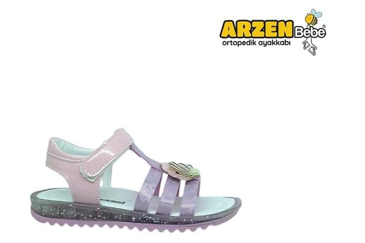 P- ARZEN SANDALET - KIZ - 8019 - PEMBE