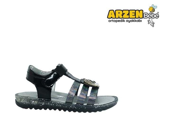 P- ARZEN SANDALET - KIZ - 8019 - SİYAH