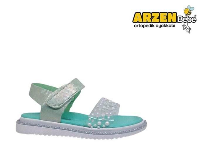 P- ARZEN SANDALET - KIZ - 8020 - SU-YEŞİLİ-SİMLİ