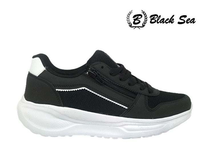 Z- BLACK SEA SPOR - 605 - ANORAK / SİYAH-BEYAZ