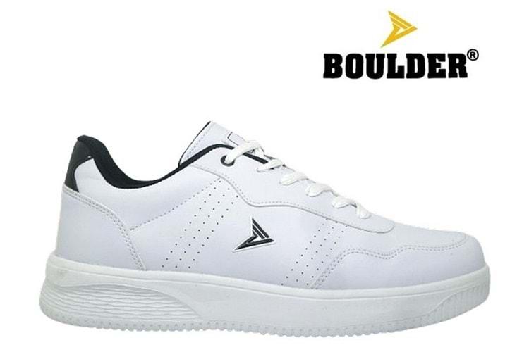 M- BOULDER SPOR - 9002 - CİLT / BEYAZ-SİYAH
