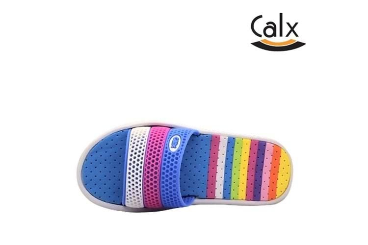 Z- CALX MASAJLI EVA TERLİK - Z-325 - BEYAZ-MAVİ