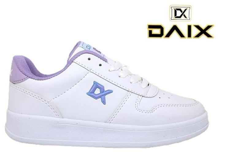 G- DAIX SPOR - 065 - CİLT / BEYAZ-LİLA