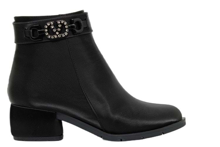 Z- ERBAY BOT KISA - 4018 - SİYAH-AYNA-CİLT