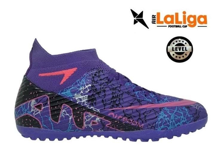 M- AIR LALİGA H.SAHA - 600 - ÇORAPLI - MOR-FUJYA-DESENLİ
