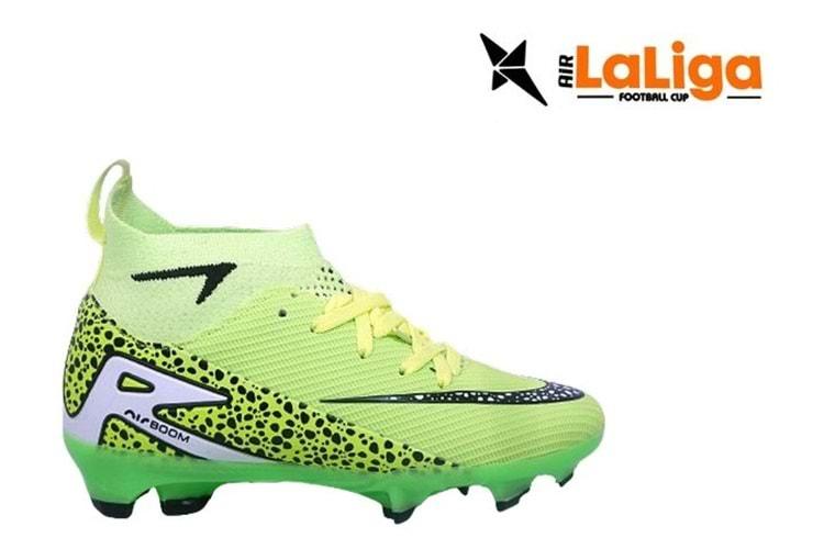 F- AIR LALİGA KRAMPON - 610 - ÇORAPLI - YEŞİL-SİYAH
