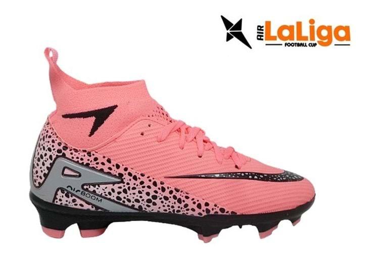 G- AIR LALİGA KRAMPON - 610 - ÇORAPLI - PEMBE-SİYAH
