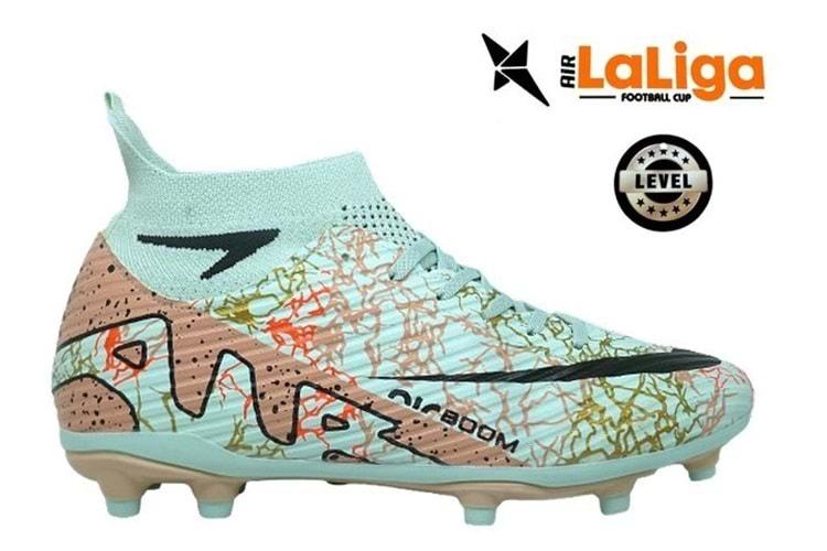 M- AIR LALİGA KRAMPON - 600 - ÇORAPLI - SU-YEŞİLİ-SİYAH-DESENLİ